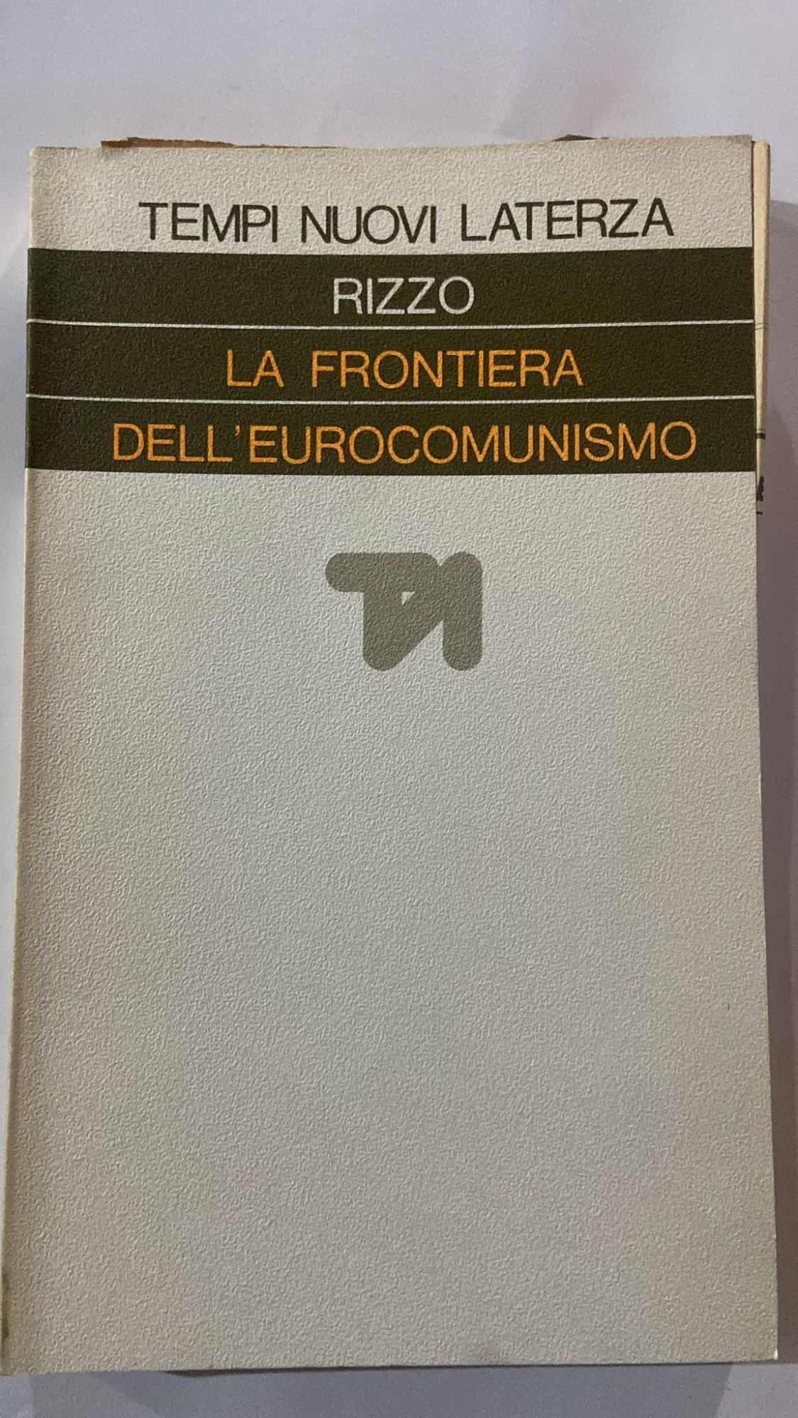 La frontiera dell'eurocomunismo - copertina