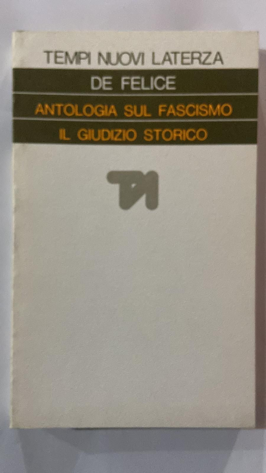 Antologia sul fascismo - copertina