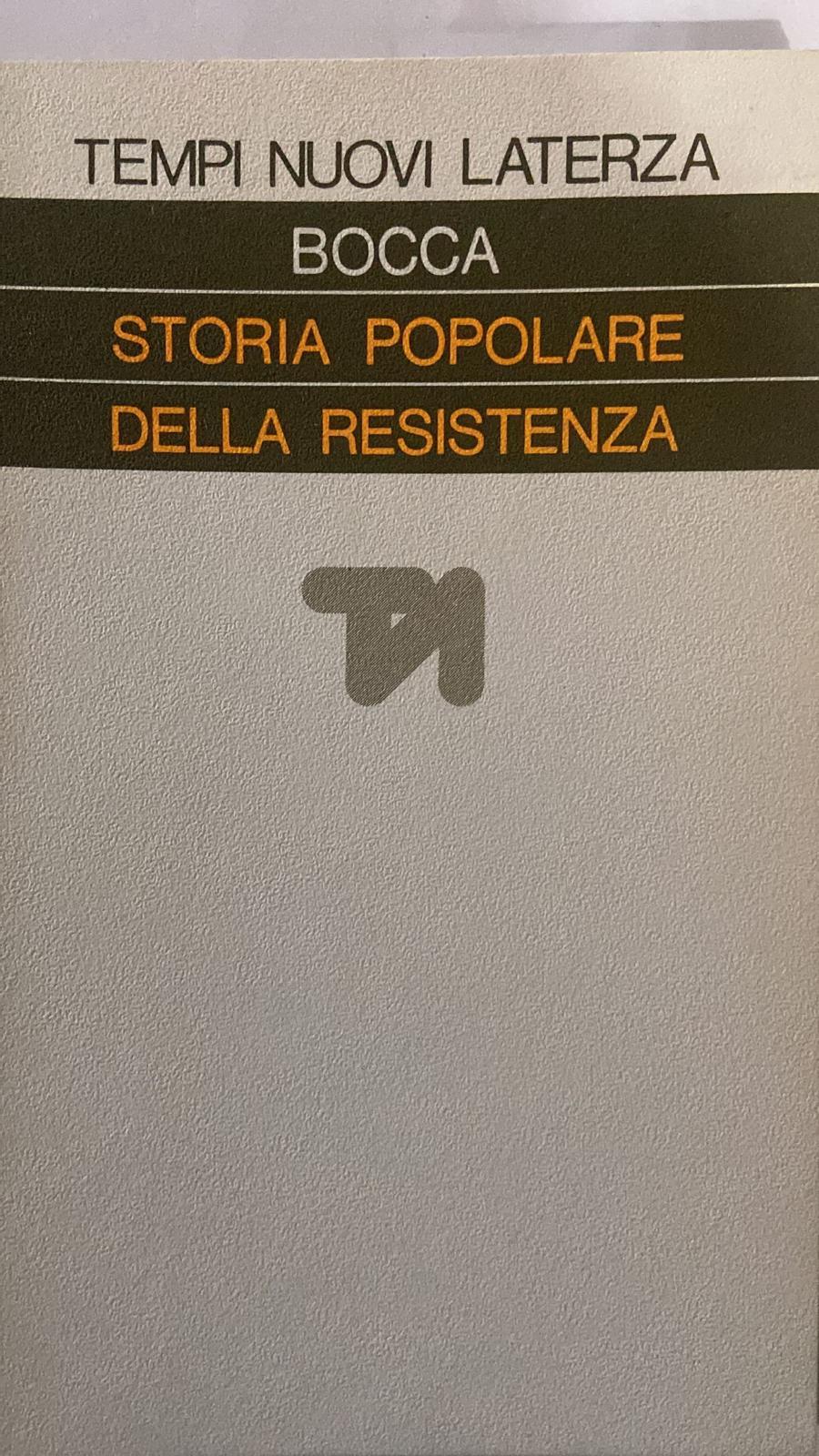 Storia popolare della resistenza - copertina