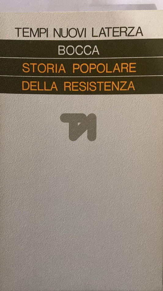 Storia popolare della resistenza - copertina