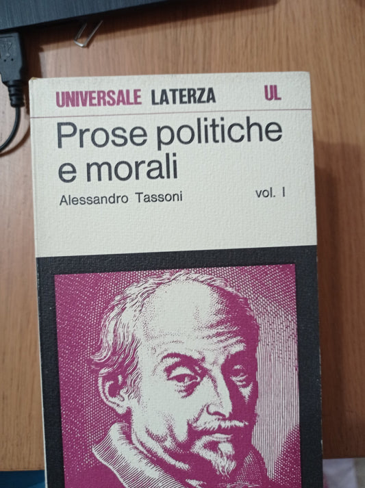 Prose politiche e morali Vol. I - copertina
