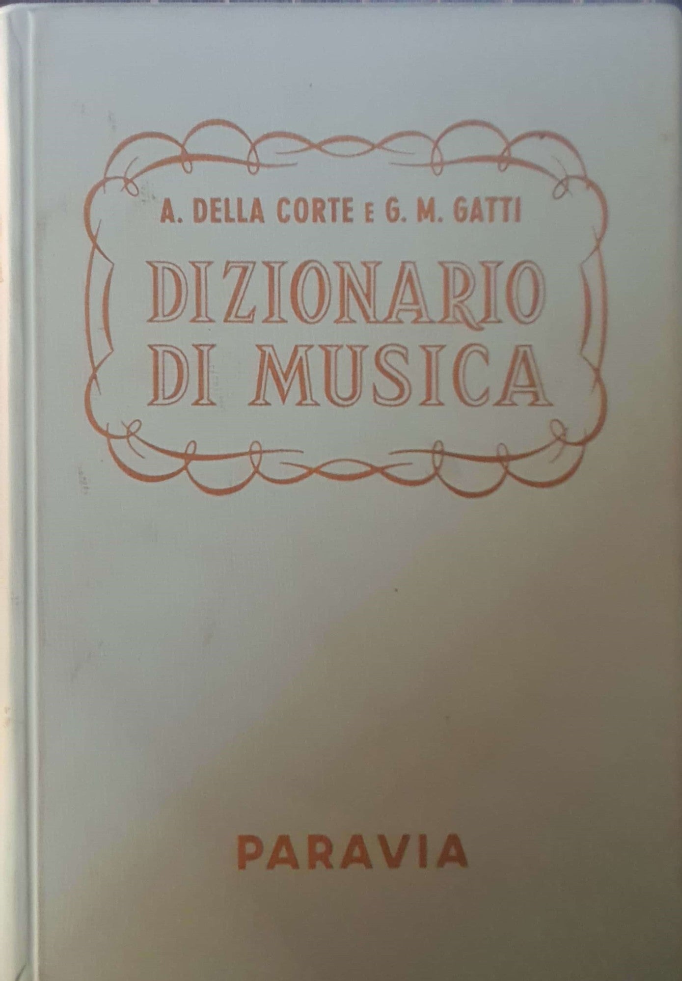 Dizionario di musica - copertina