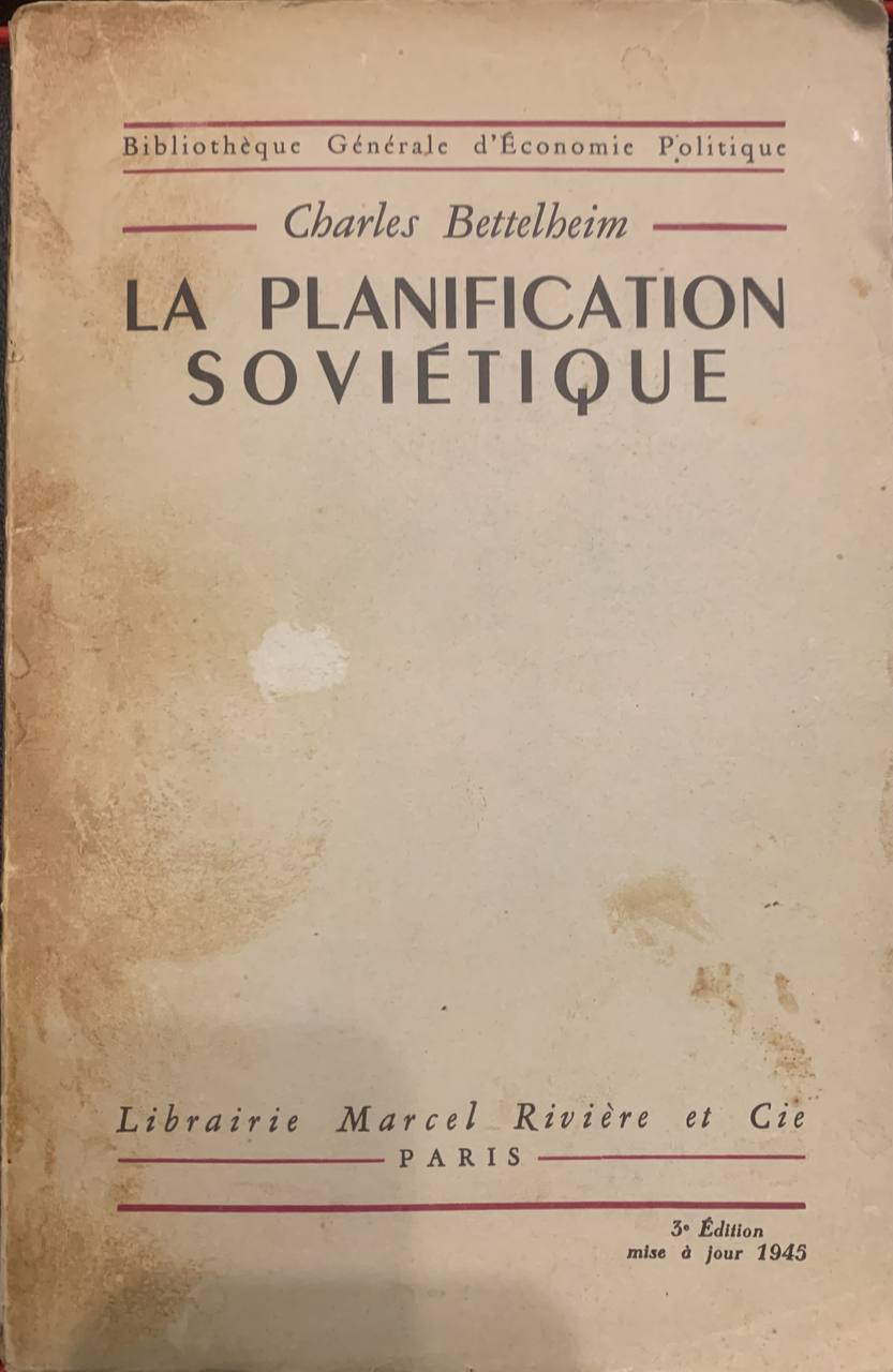 La planification soviétique - copertina