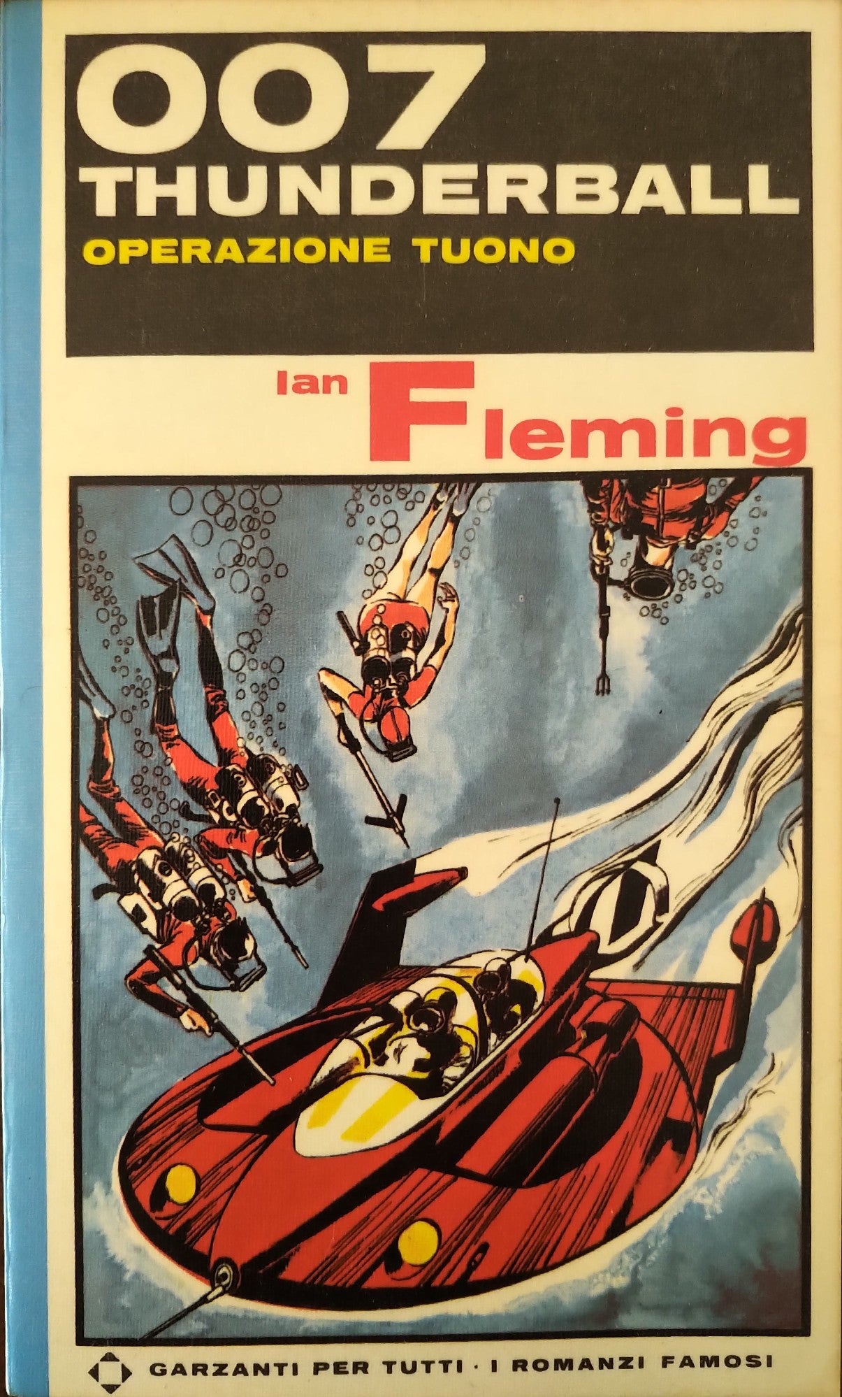 007 thunderball, operazione tuono - copertina