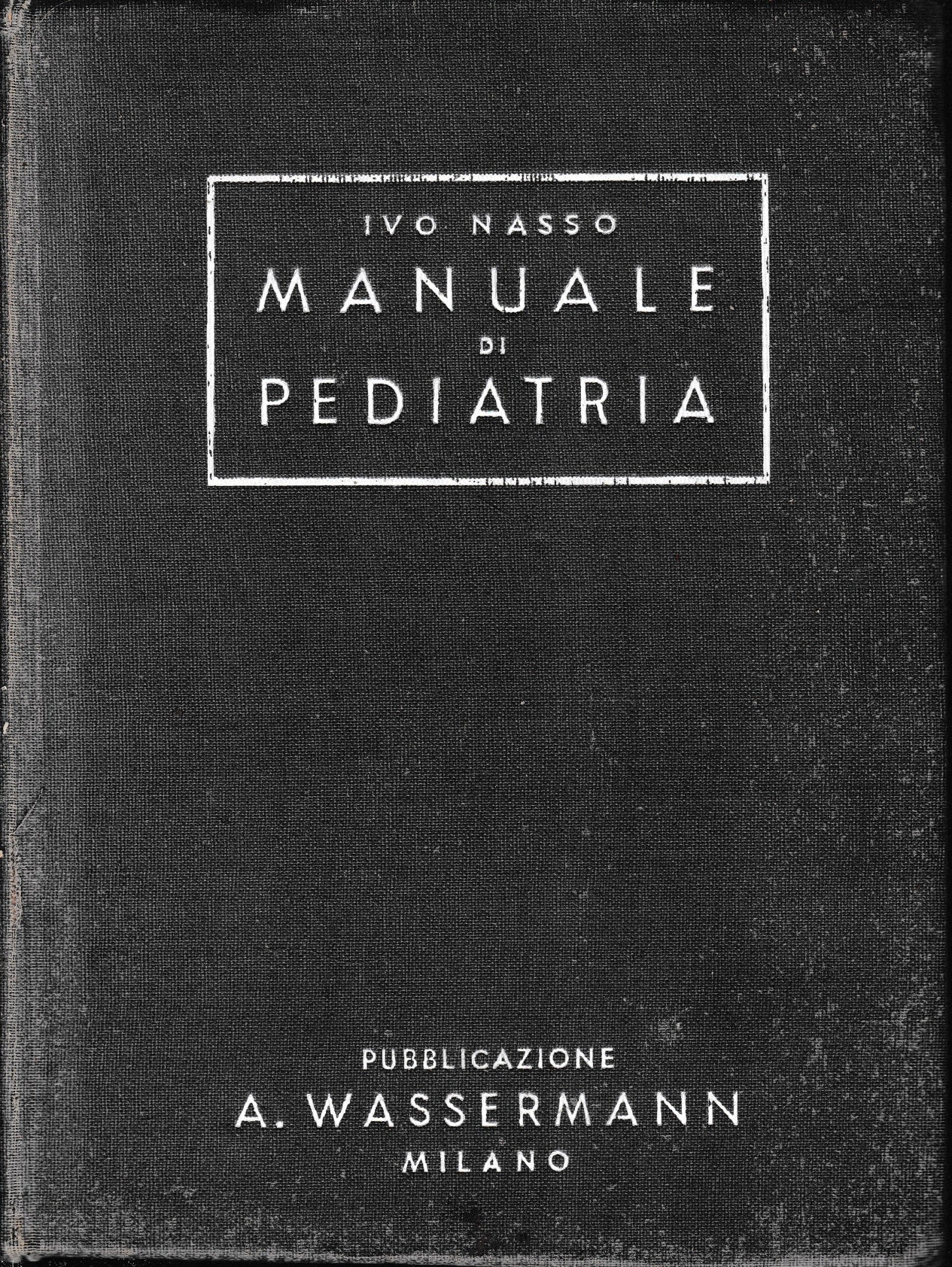 Manuale di Pediatria - copertina