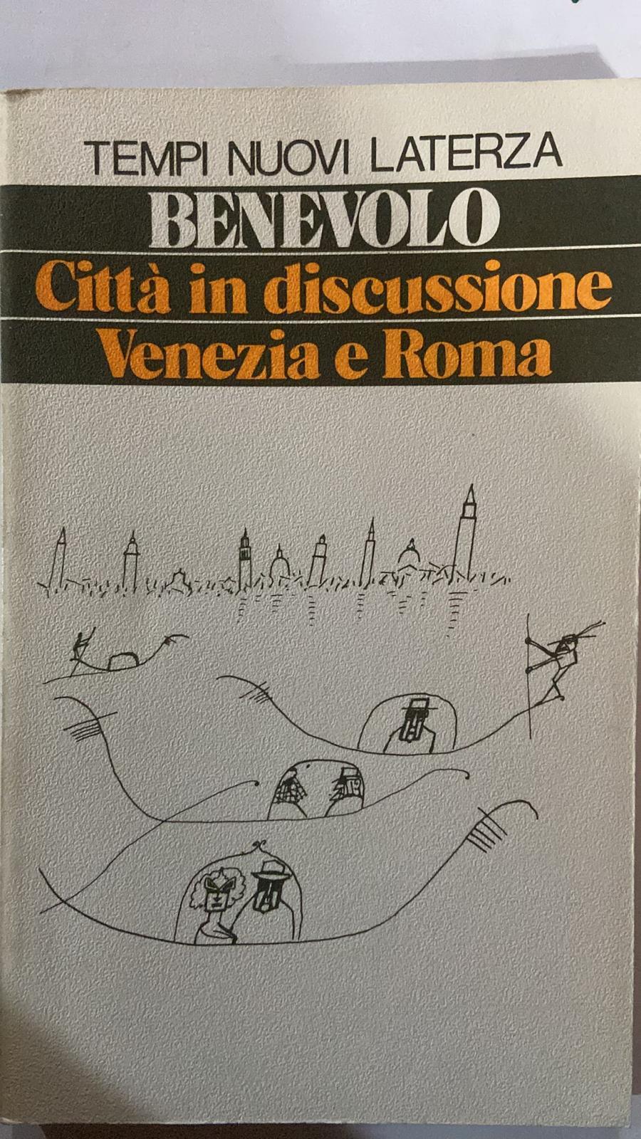 Città in discussione Venezia e  Roma - copertina