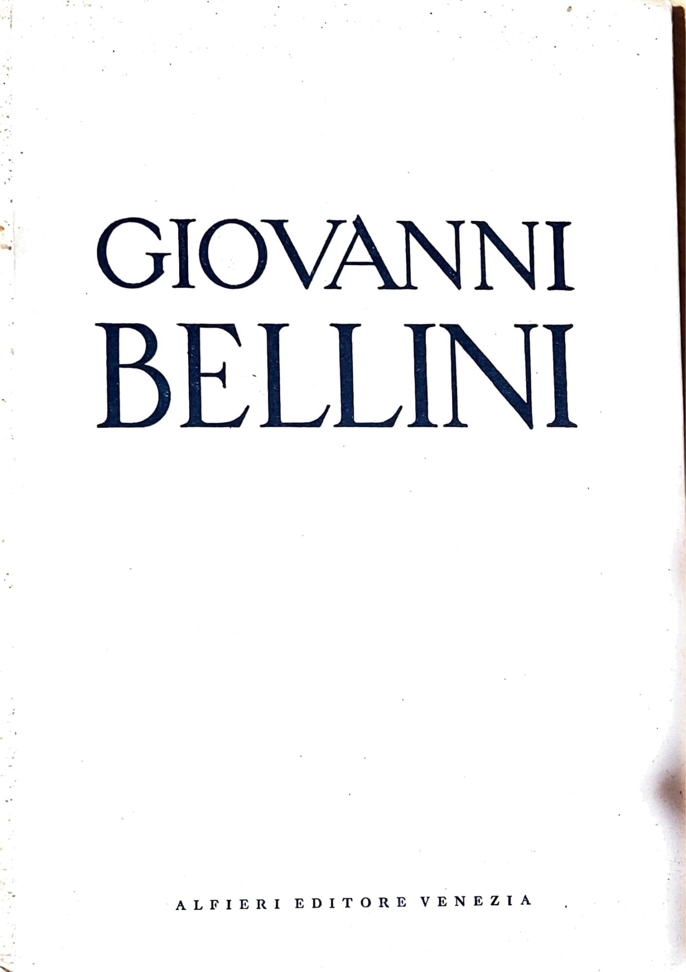 Catalogo illustrato della mostra a cura di rodolfo Pallucchini - copertina