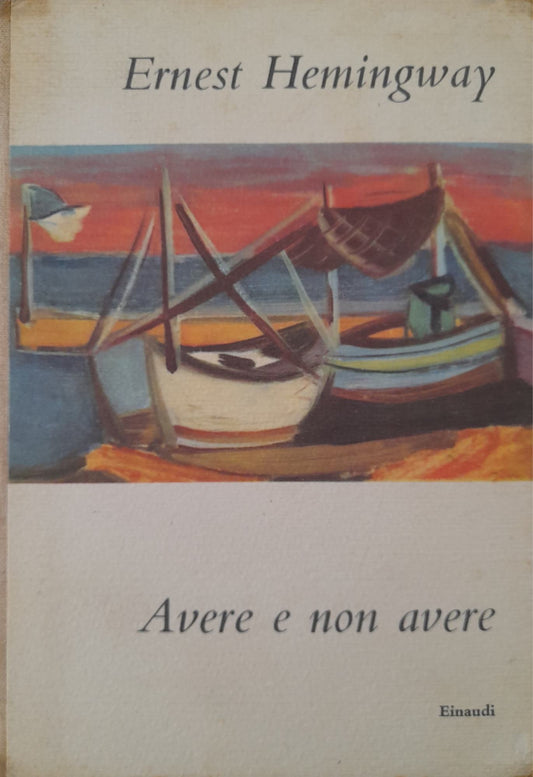 Avere e non avere - copertina