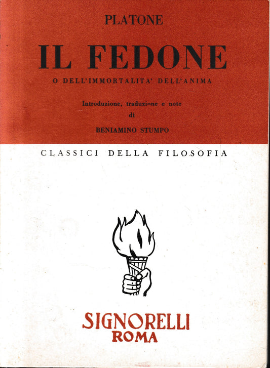 Il Fedone o dell'immortalità dell'anima. - copertina
