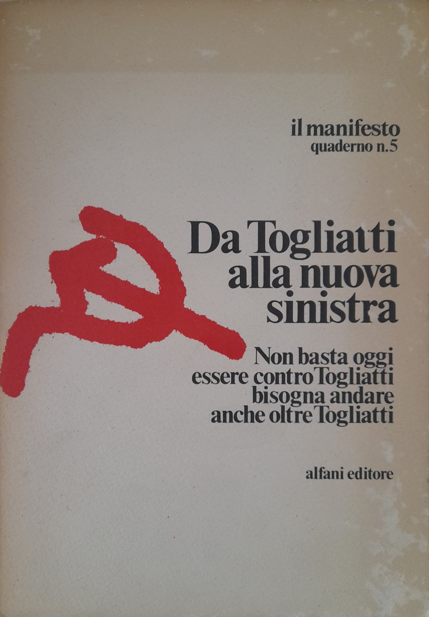 Da Togliatti alla nuova sinistra - copertina