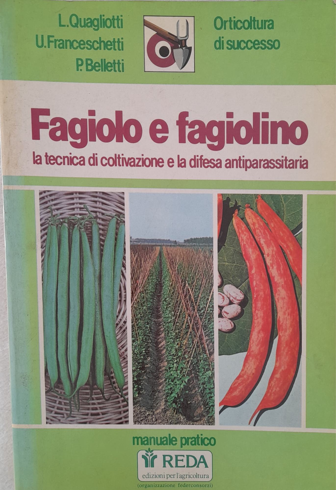 Fagiolo e fagiolino. La tecnica di coltivazione e la difesa antiparassitaria - copertina