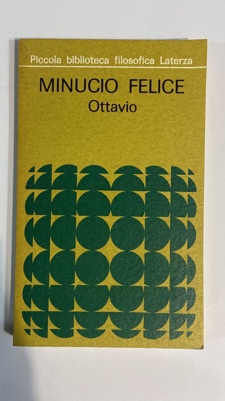 Minucio Felice Ottavio - copertina