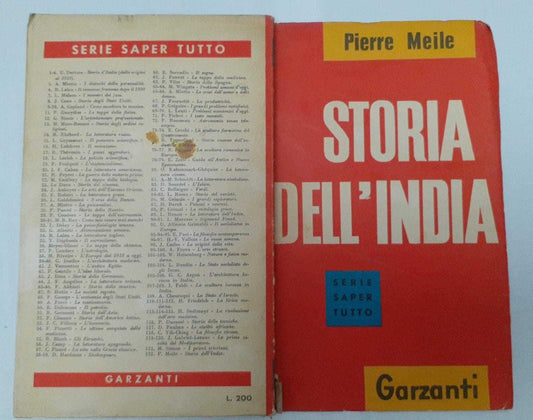 Storia dell'India - copertina