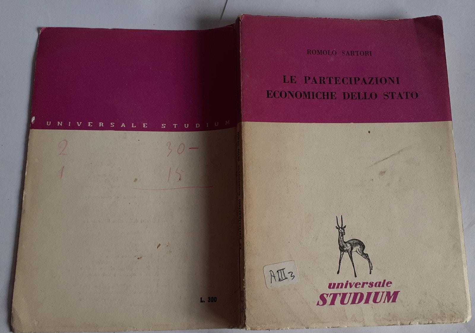 Le partecipazioni economiche dello stato - copertina