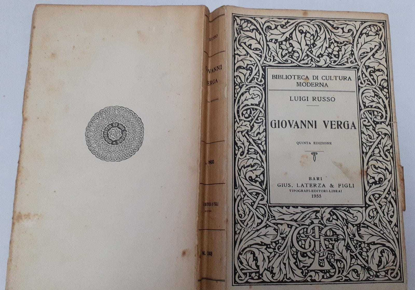 Giovanni Verga - copertina