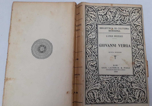 Giovanni Verga - copertina