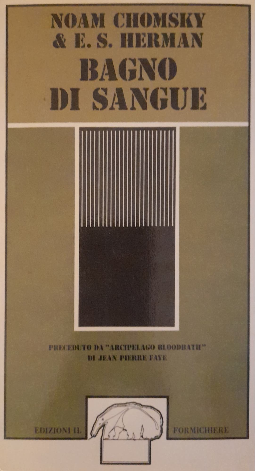 Bagno di sangue - copertina