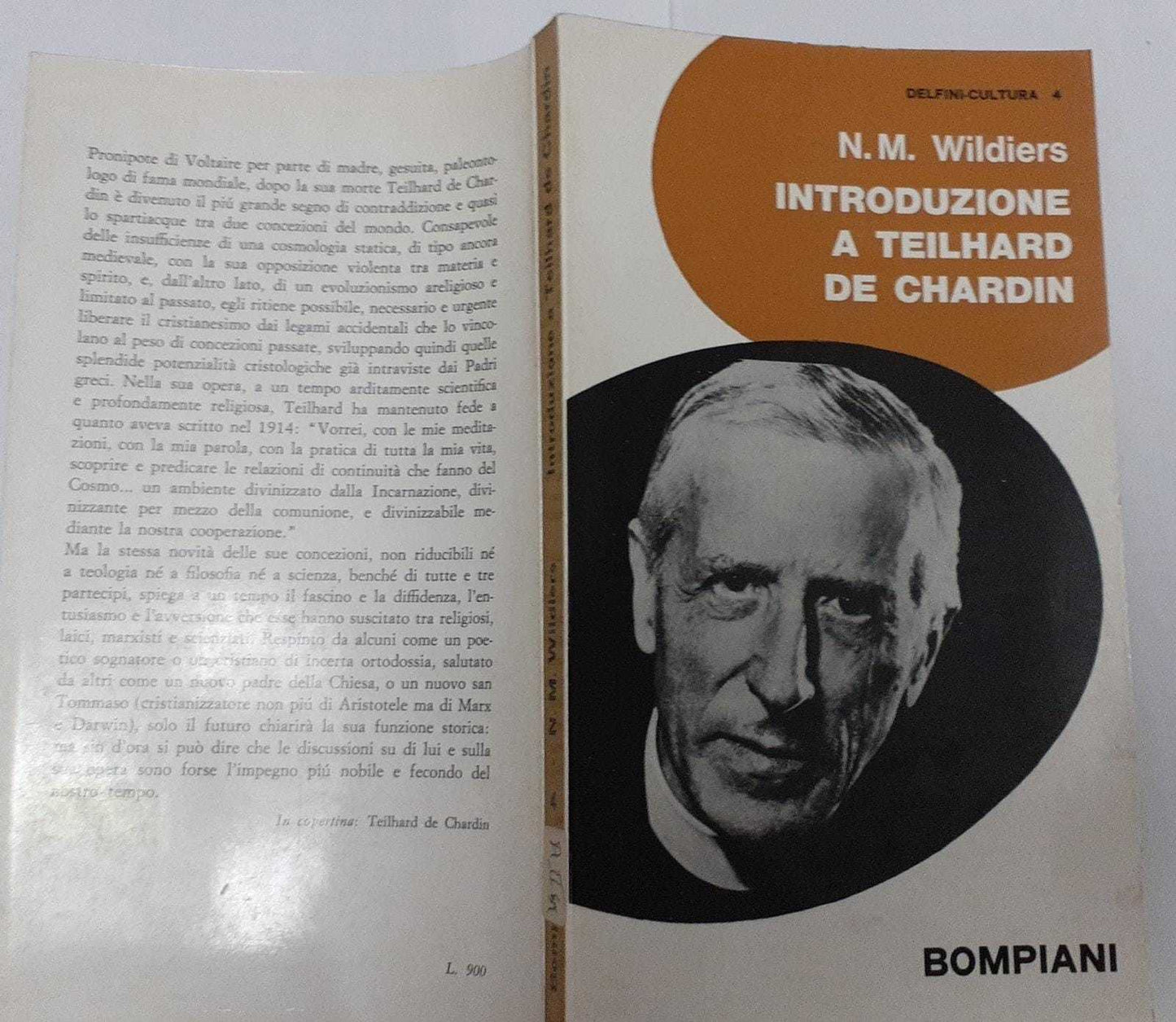 Introduzione a Teilhard de Chardin - copertina