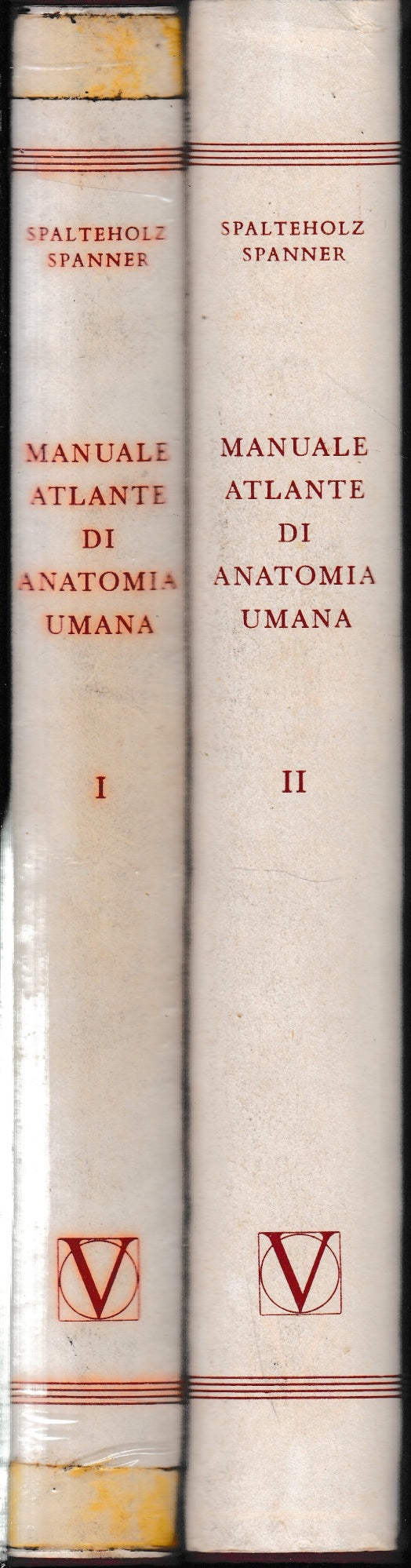 Manuale atlante di anatomia umana, due volumi. - copertina