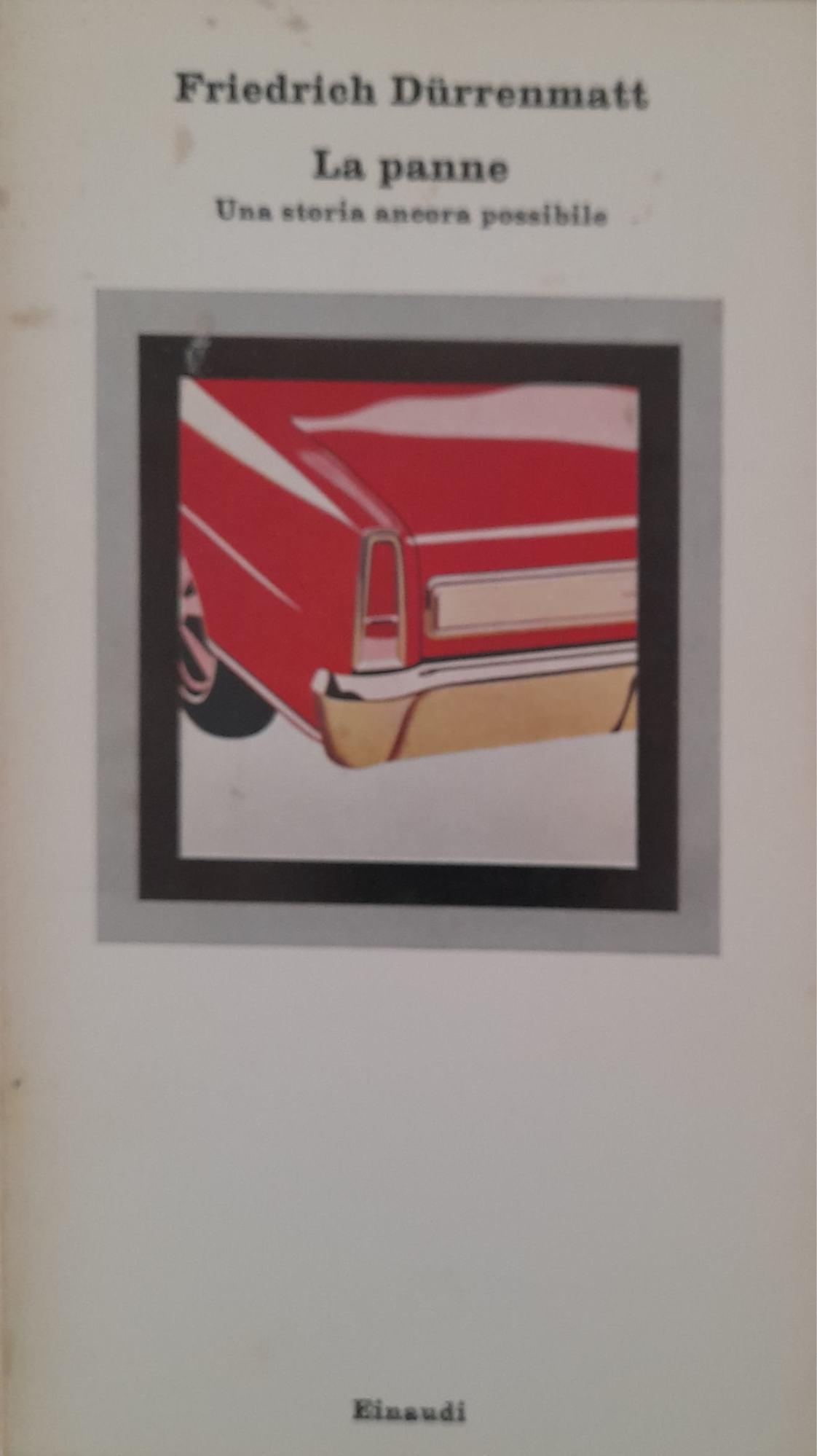 La panne. Una storia ancora possibile - copertina