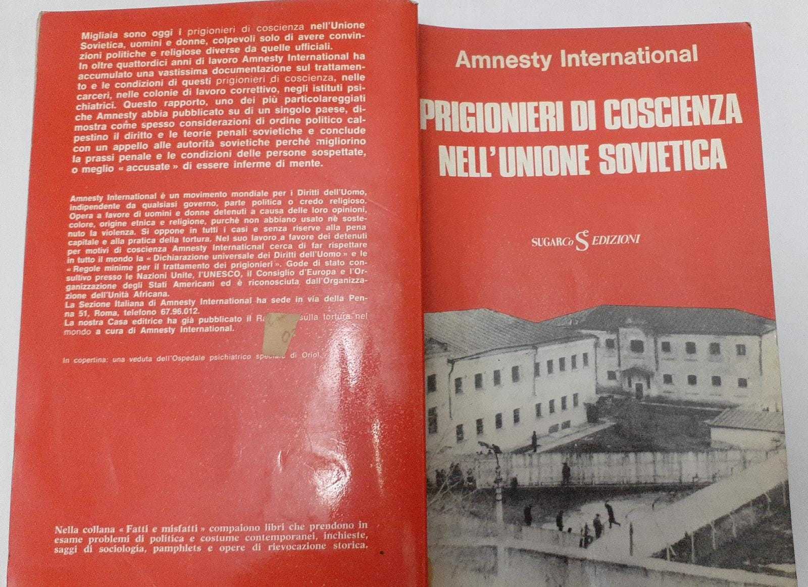 Prigionieri di coscienza nell'unione sovietica - copertina