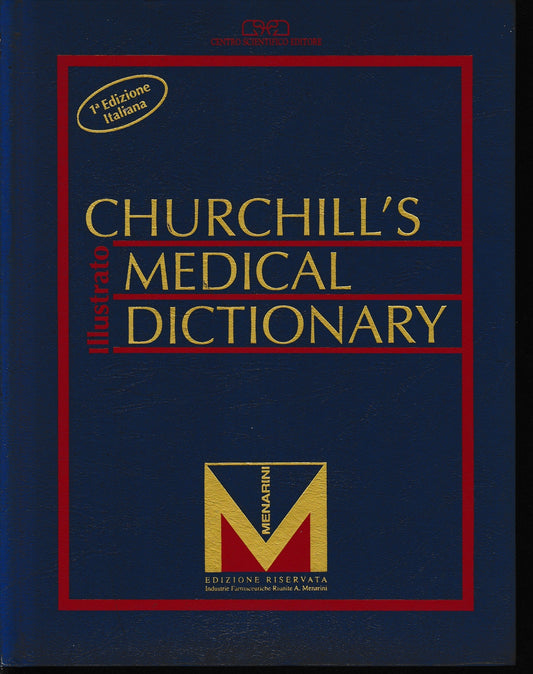 Churchill's Medical Dictionary, 1^ edizione italiana. - copertina