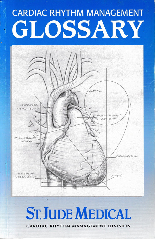Cardiac Rhythm Management. Glossary - copertina
