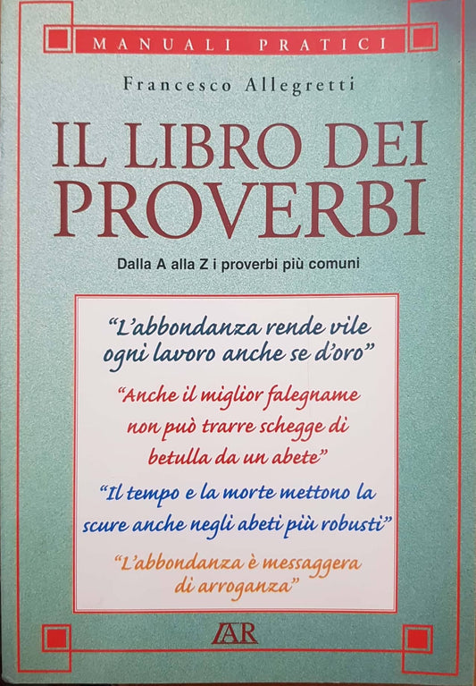 il libro dei proverbi - copertina