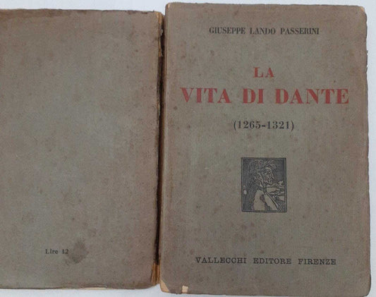 La vita di Dante (1265-1321) - copertina