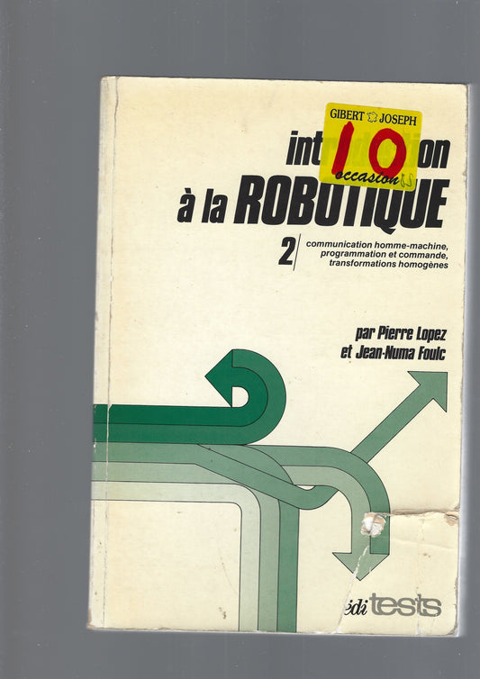 INTRODUCTION à LA ROBOTIQUE, 2 - copertina