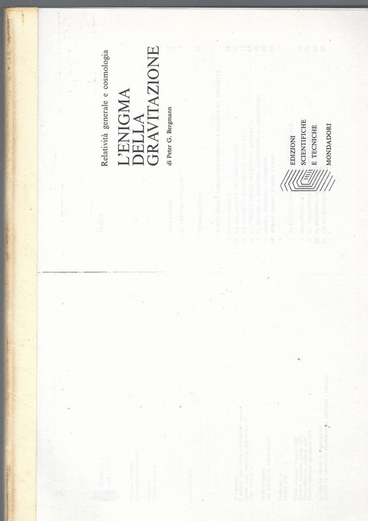 L' ENIGMA DELLA GRAVITAZIONE. Fotocopie - copertina