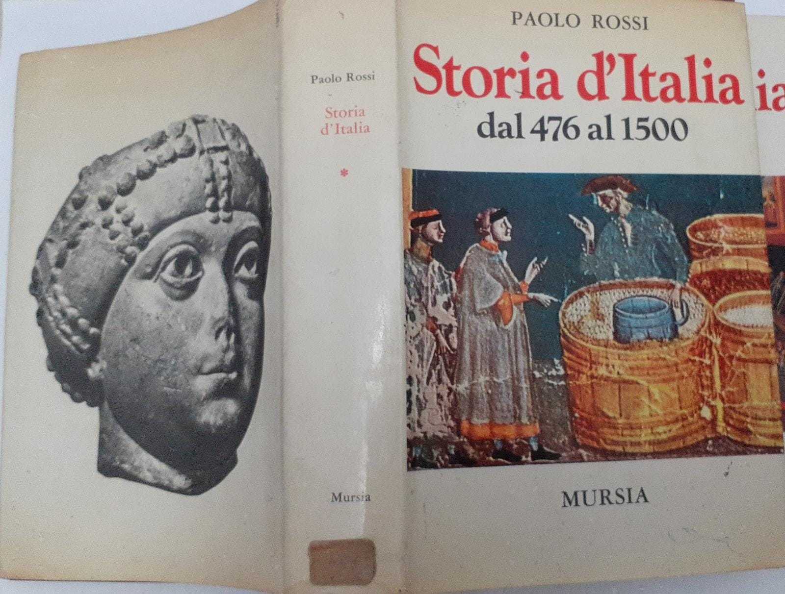 Storia d'Italia dal 476 al 1500. Volume primo - copertina