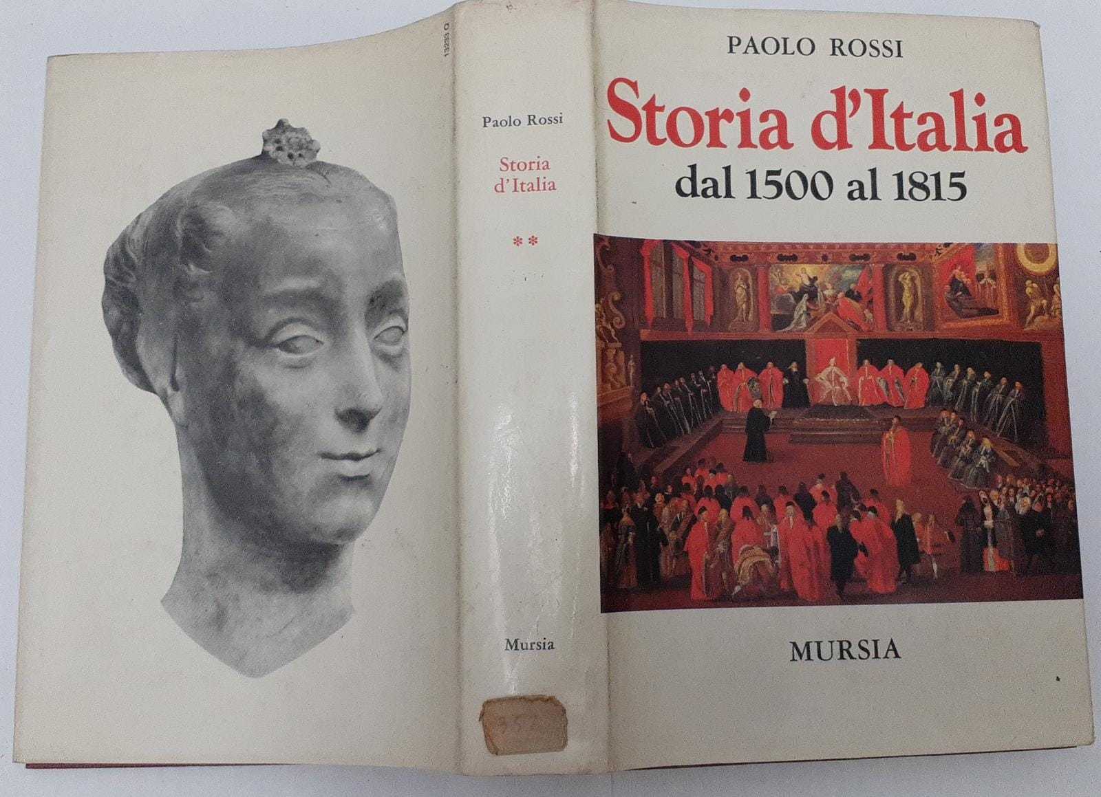 Storia d'Italia dal 1500 al 1815. Volume secondo - copertina