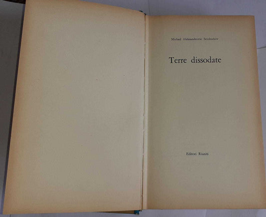 Terre dissodate - copertina