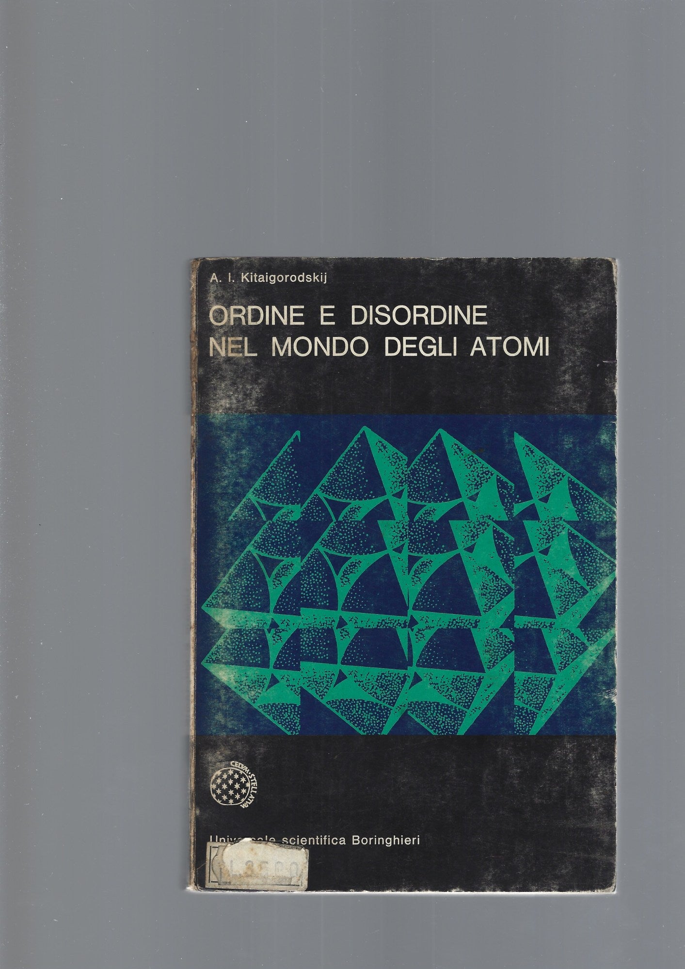 ORDINE E DISORDINE NEL MONDO DEGLI ATOMI - copertina