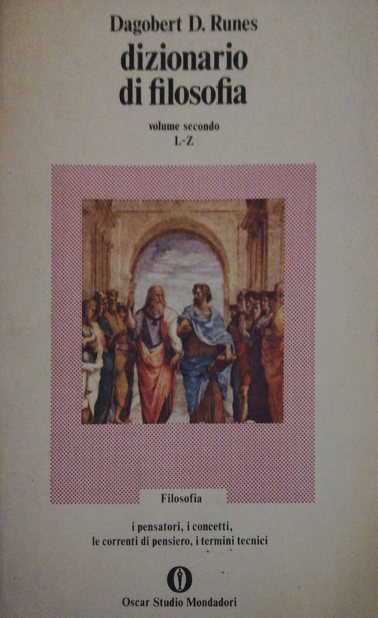 Dizionario di filosofia. Volumi I-II - copertina