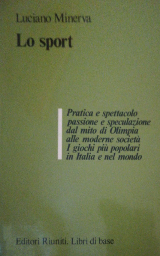 Lo sport - copertina