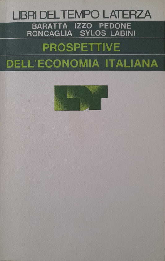 Prospettive dell'economia italiana - copertina