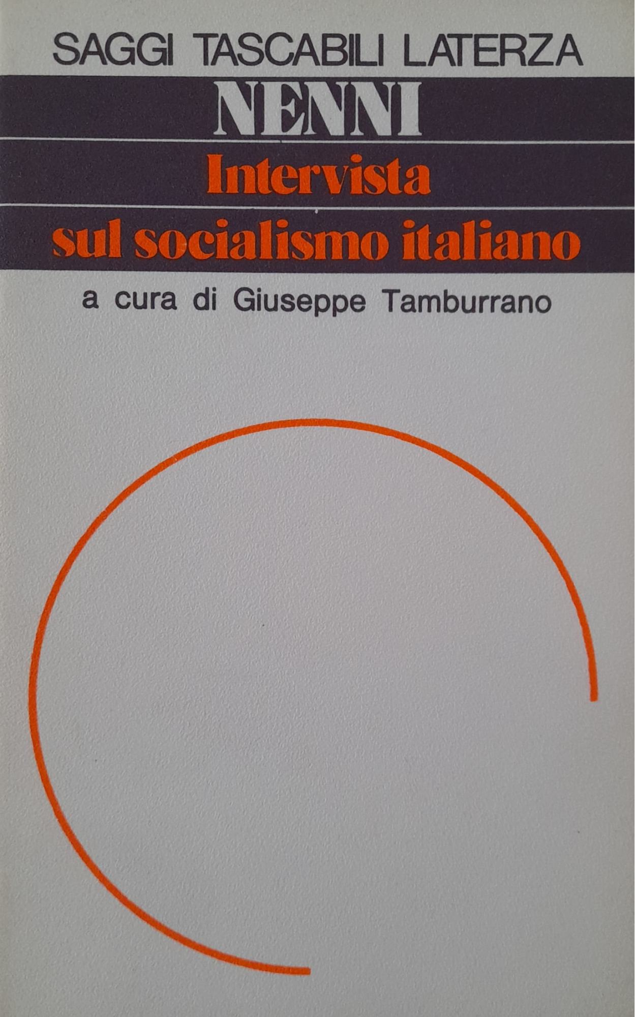 Intervista sul socialismo italiano - copertina