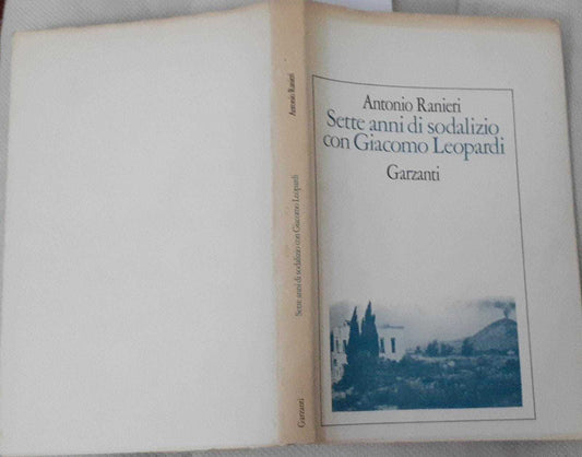 Sette anni di sodalizio con Giacomo Leopardi - copertina
