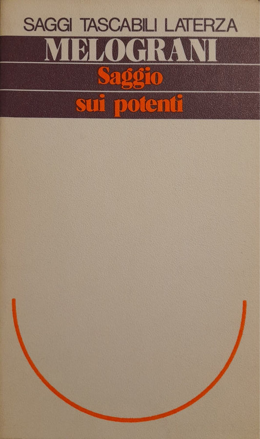 Saggio sui potenti - copertina