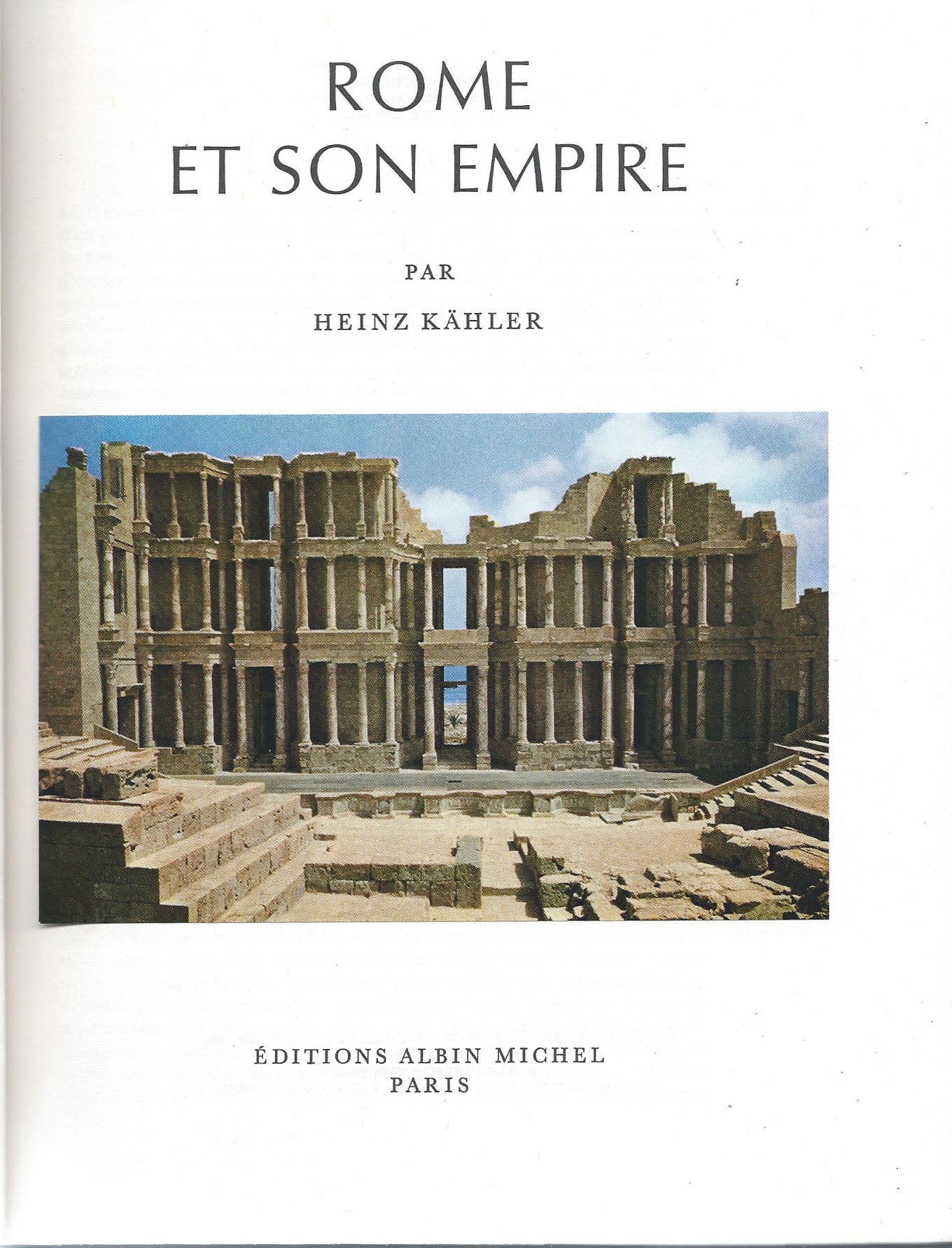 Rome et son empire - copertina