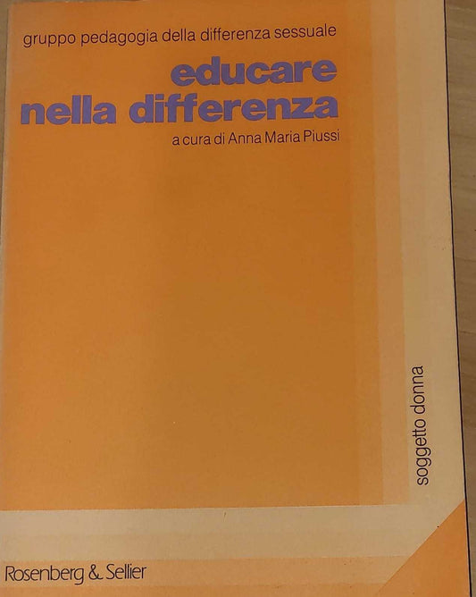 Educare nella differenza - copertina