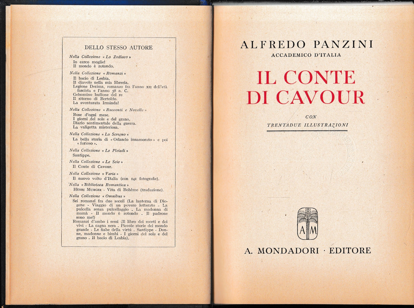 Il Conte di Cavour - copertina