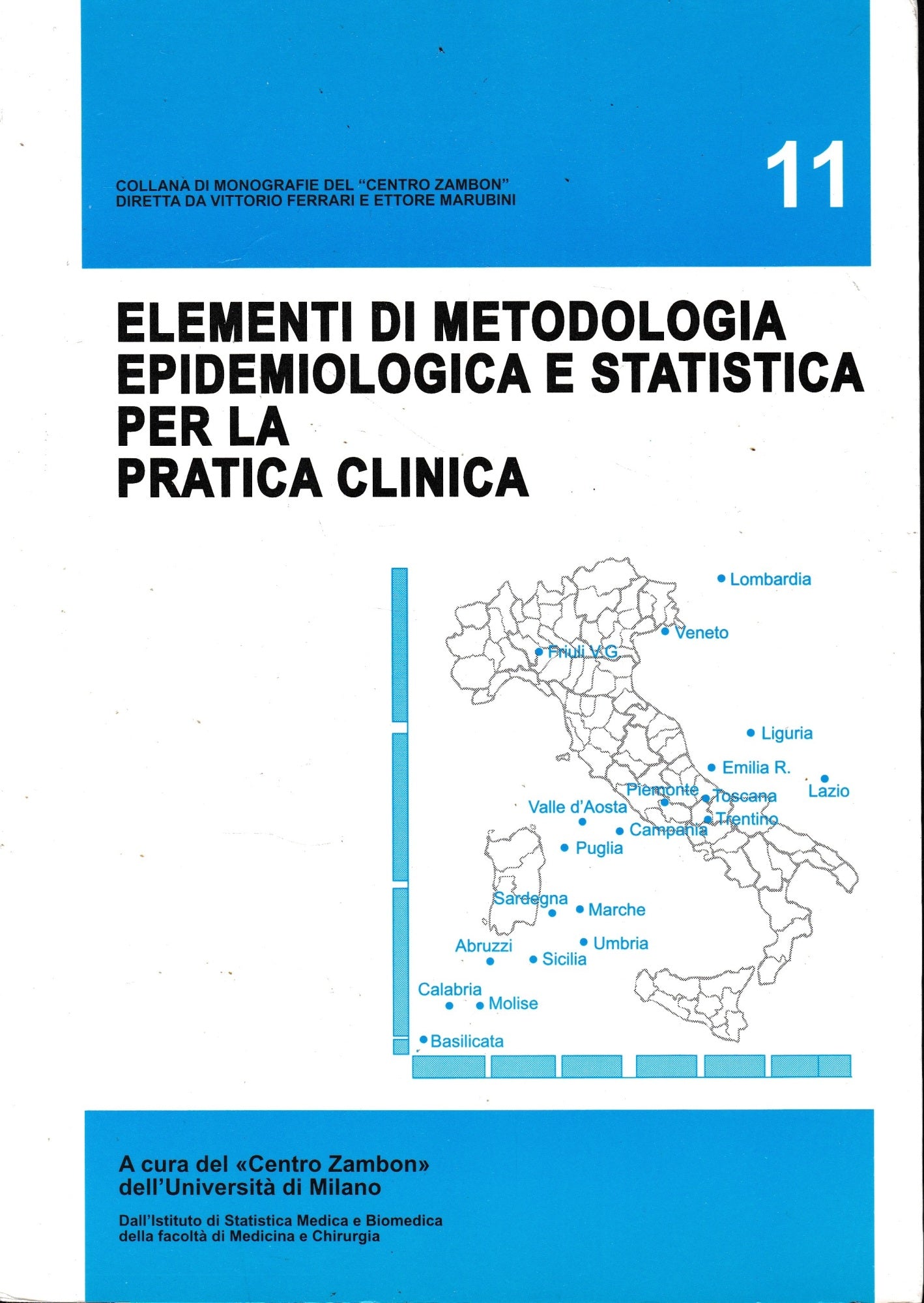 Elementi di metodologia epidemiologica e statistica per la pratica clinica - copertina