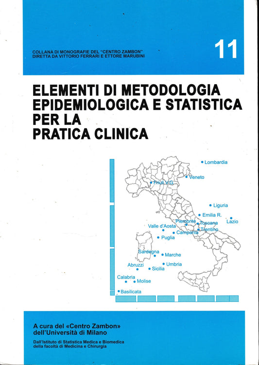 Elementi di metodologia epidemiologica e statistica per la pratica clinica - copertina