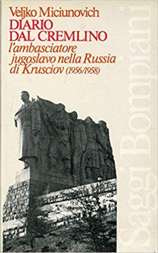 Diario dal Cremlino l'ambasciatore jugoslavo nella Russia di Krusciov - copertina