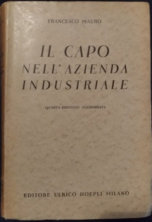 Il capo nell'azienda - copertina