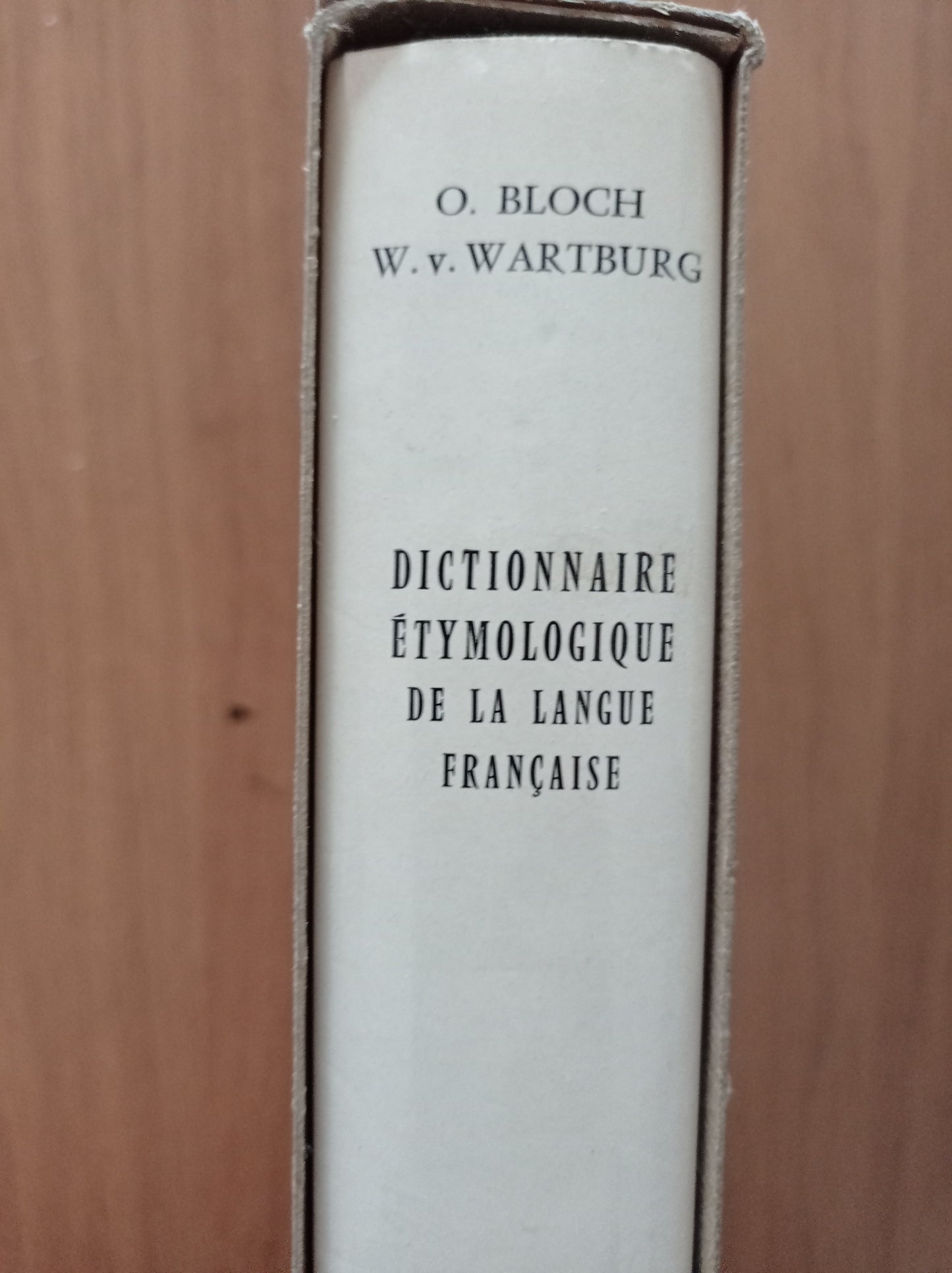 Dictionanaire etymologique de la langue francaise - copertina