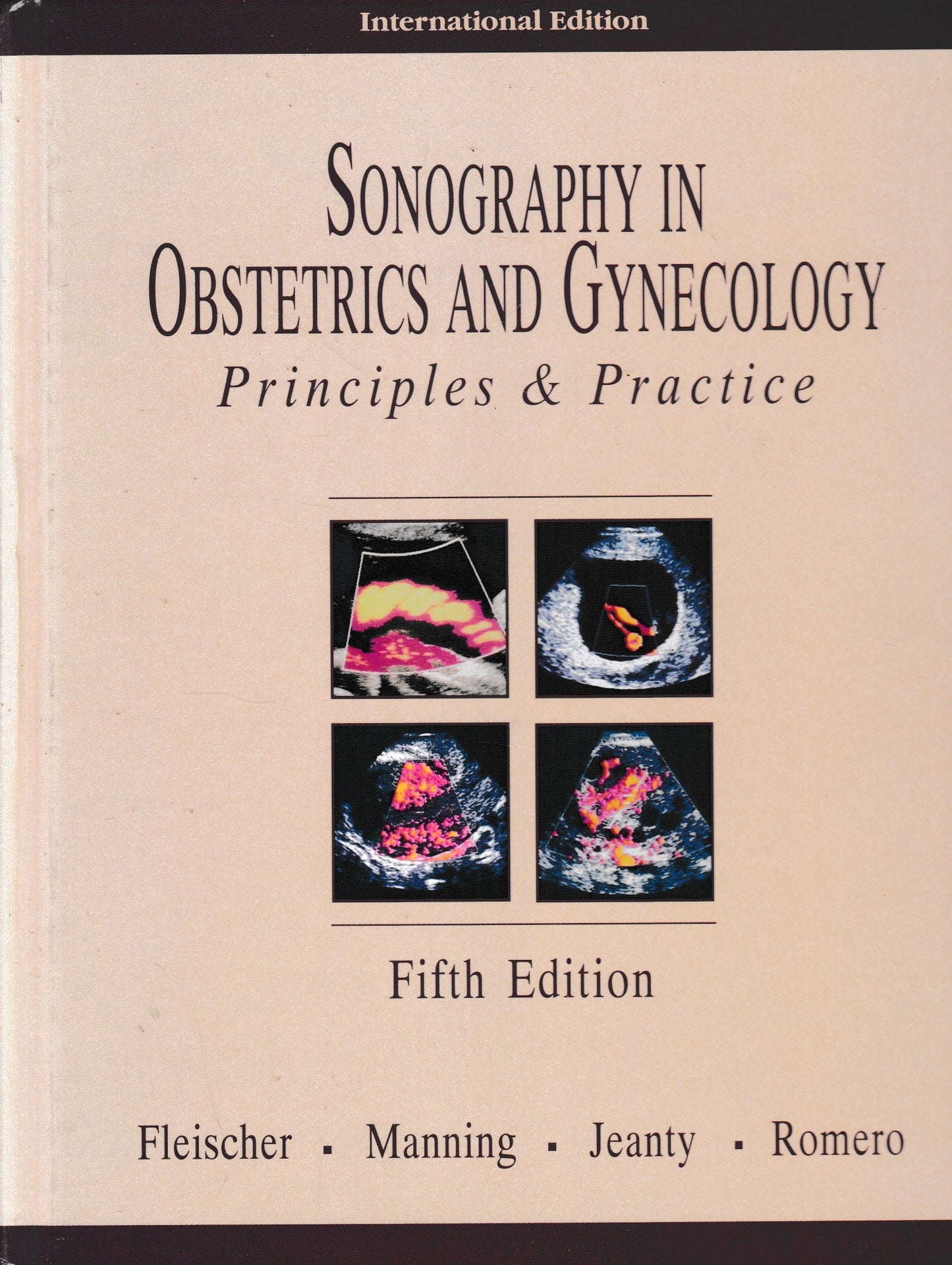 Sonography in Obstetrics and Gynaecology. Principles & Practice - copertina